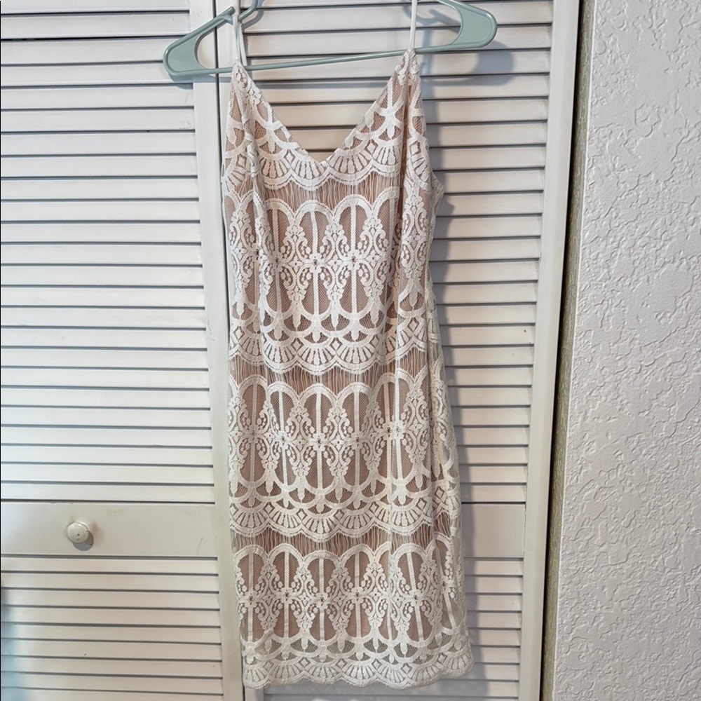 Elegant White Lace Dress by Leith